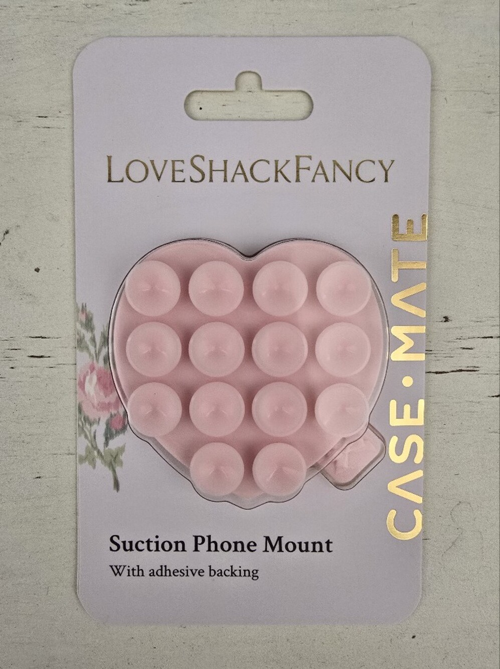 case-mate X Love Shack Fancy adhesive pop grip